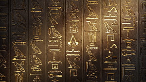 Assassin's Creed Origins Egyptian Hieroglyphs Carved Stone Texture Pattern HD wallpaper