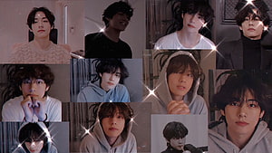 Kim Taehyung BTS Aesthetic Collage Wallpaper HD wallpaper