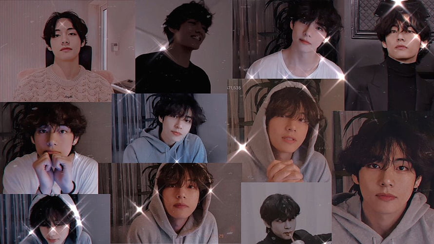 Kim Taehyung BTS Aesthetic Collage Wallpaper HD wallpaper