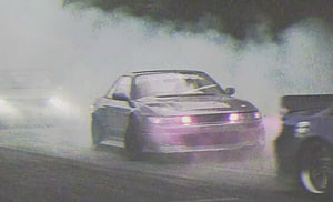 Phonk Aesthetic Night Drive with Neon Headlights and Heavy Fog HD wallpaper