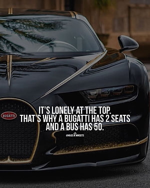 Black Bugatti Chiron Front Grille Close-Up with Gold Accents and Luxury Car Quote HD phone wallpaper