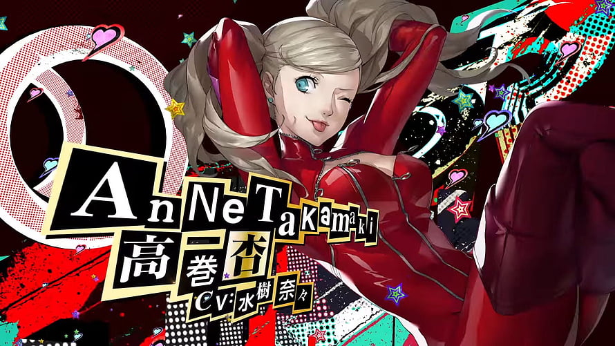 Ann Takamaki in Red Outfit from Persona 5 Royal Anime Style Wallpaper HD wallpaper