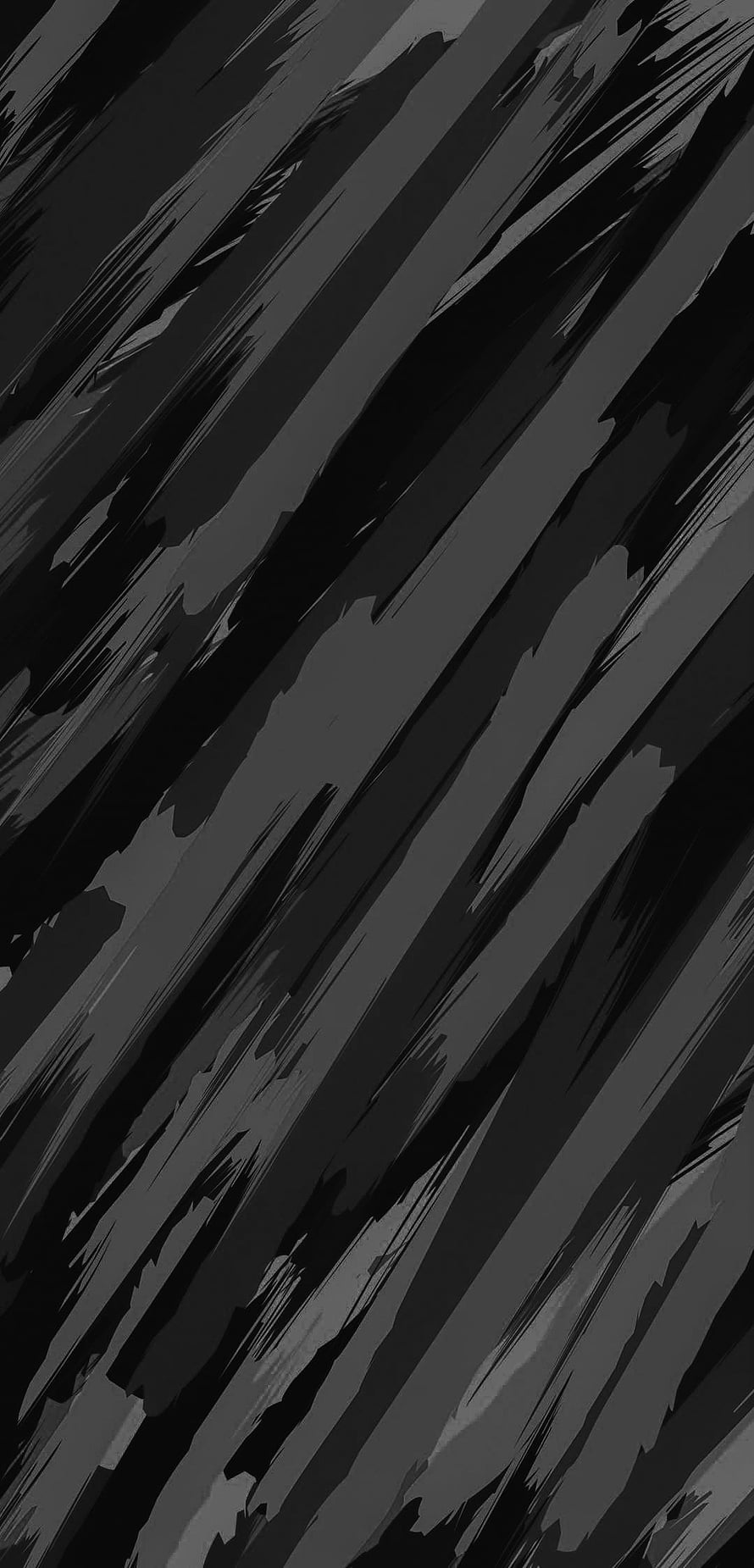 Monochromatic Abstract Brushstroke Pattern with Diagonal Grey and Black Textures HD phone wallpaper
