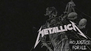 Metallica And Justice For All Album Artwork Featuring Lady Justice Statue HD wallpaper