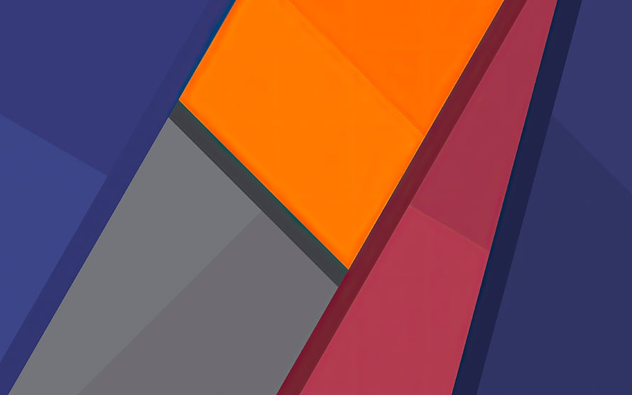 Material Design Geometric Abstract Artwork with Bold Colorful Shapes HD wallpaper