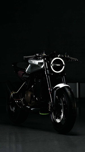 Triumph Speed 400 Motorcycle in Dark Studio Setting HD phone wallpaper