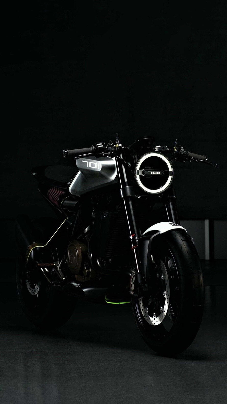 Triumph Speed 400 Motorcycle in Dark Studio Setting HD phone wallpaper