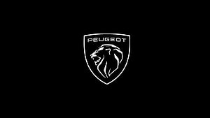 Peugeot Lion Emblem Logo on Black Background HD wallpaper