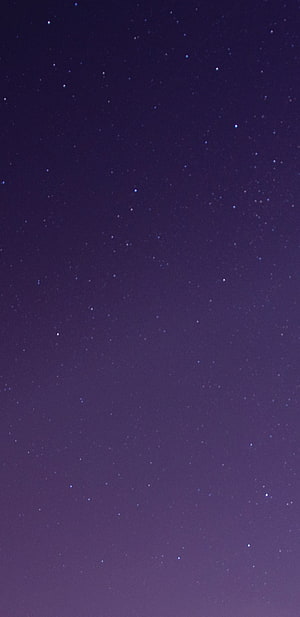 Deep Purple Night Sky with Scattered Stars and Soft Gradient Glow HD phone wallpaper