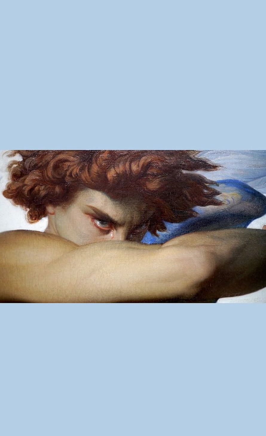 Fallen Angel Oil Painting by Alexandre Cabanel HD phone wallpaper