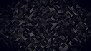 Dark Geometric Triangle Pattern Abstract Background HD wallpaper