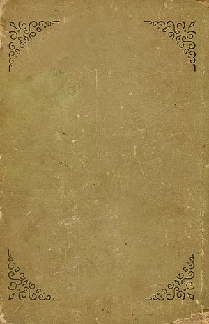 Vintage Aged Book Cover with Ornate Corner Flourishes and Textured Paper HD phone wallpaper