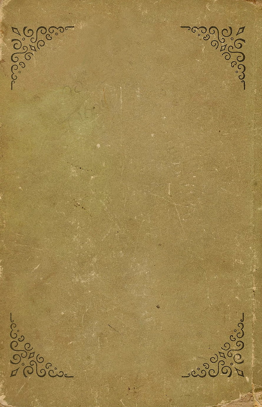 Vintage Aged Book Cover with Ornate Corner Flourishes and Textured Paper HD phone wallpaper
