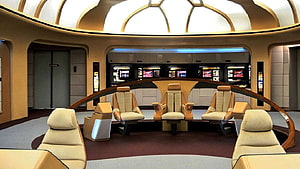 Star Trek The Next Generation Enterprise Bridge Interior Concept Art HD wallpaper