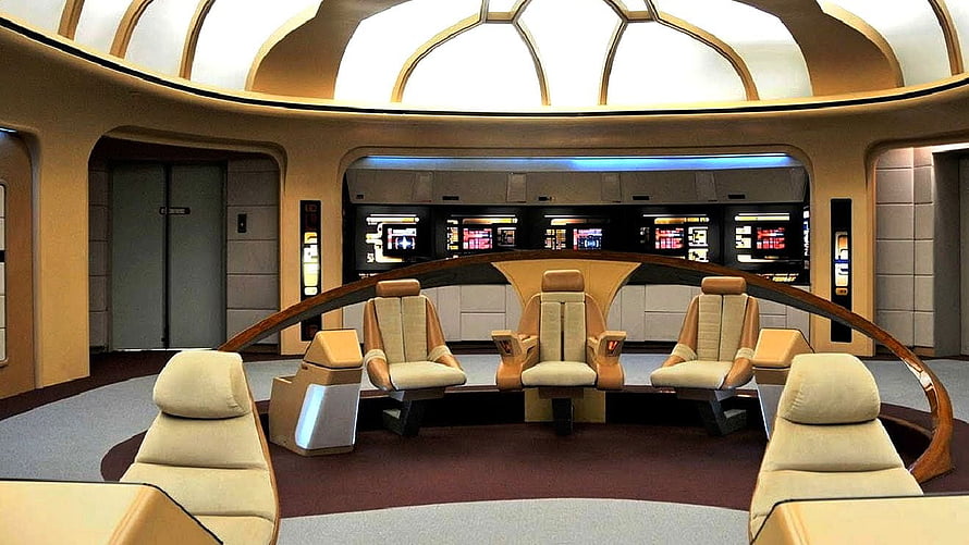 Star Trek The Next Generation Enterprise Bridge Interior Concept Art HD wallpaper