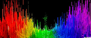 Razer Chroma RGB Spectrum 3D Audio Visualizer Wallpaper HD wallpaper