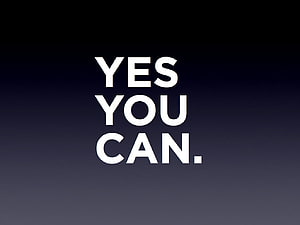 Minimalist Motivational Typography on Dark Gradient Background HD wallpaper