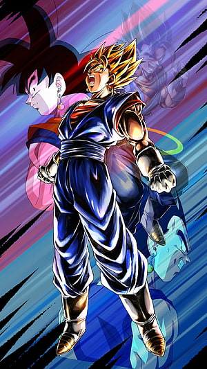 Vegito Super Saiyan Dragon Ball Legends Anime Character Artwork HD phone wallpaper