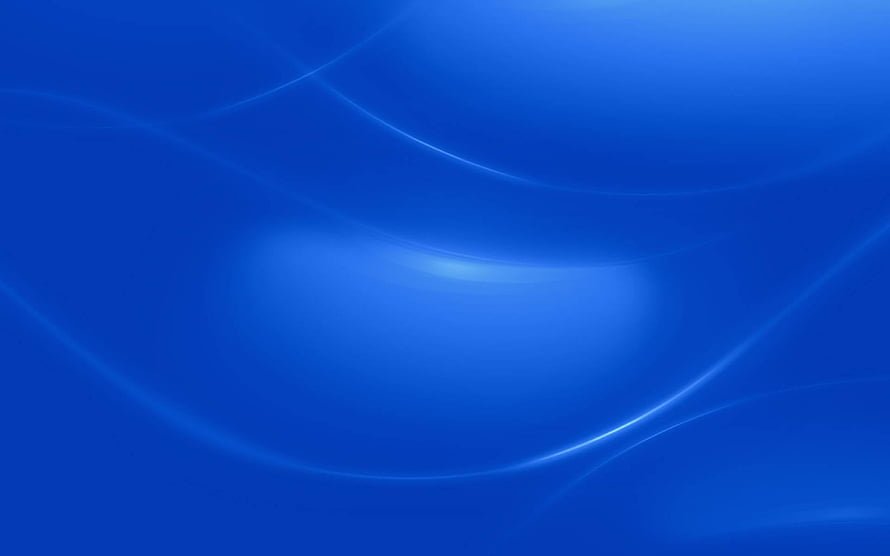 Abstract Blue Gradient with Flowing Light Waves and Soft Curves HD wallpaper