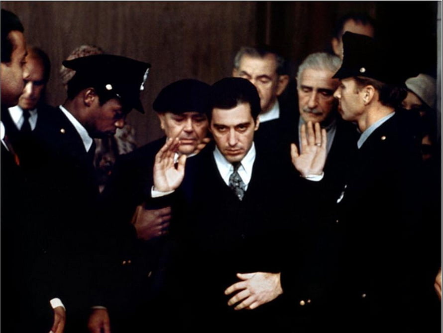 Michael Corleone in The Godfather Part II Cinematic Scene HD wallpaper
