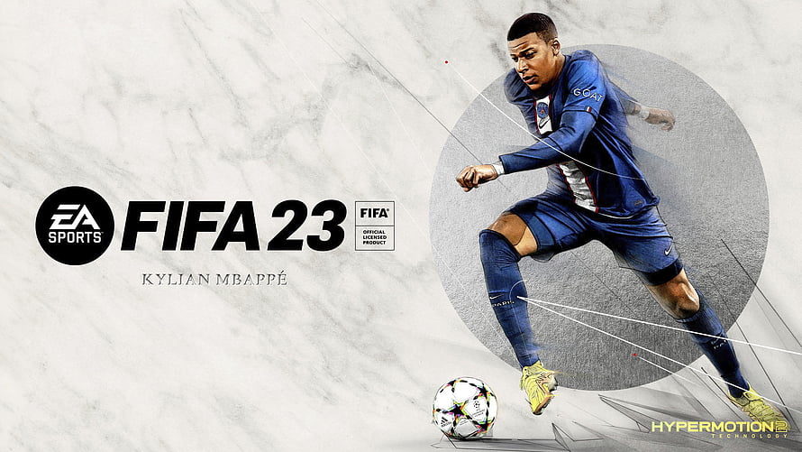 Kylian Mbappé in Paris Saint-Germain Kit for FIFA 23 Cover Art HD wallpaper