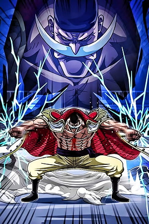 Whitebeard and Kaido Confrontation in One Piece Manga Art HD phone wallpaper