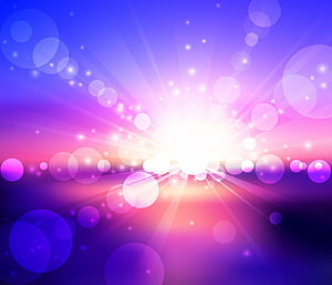 Vibrant Purple and Pink Bokeh Light Burst Abstract Background HD wallpaper