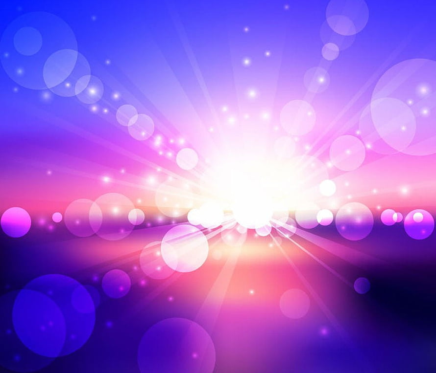 Vibrant Purple and Pink Bokeh Light Burst Abstract Background HD wallpaper