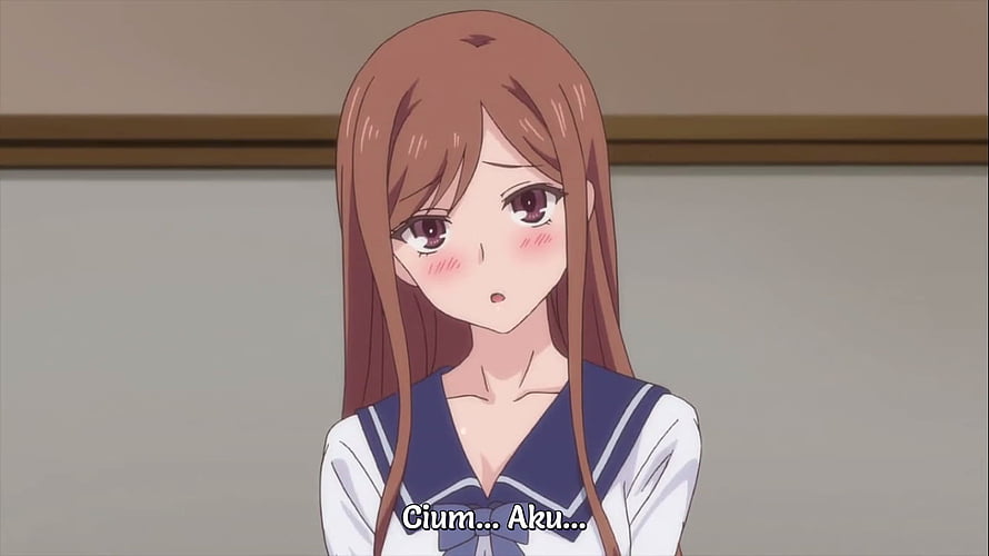 Ayane Shirakawa from Overflow Anime in School Uniform HD wallpaper