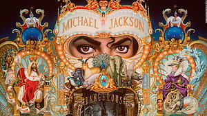 Michael Jackson Dangerous Album Cover Artwork with Ornate Baroque Illustration and Surreal Animal Figures HD wallpaper