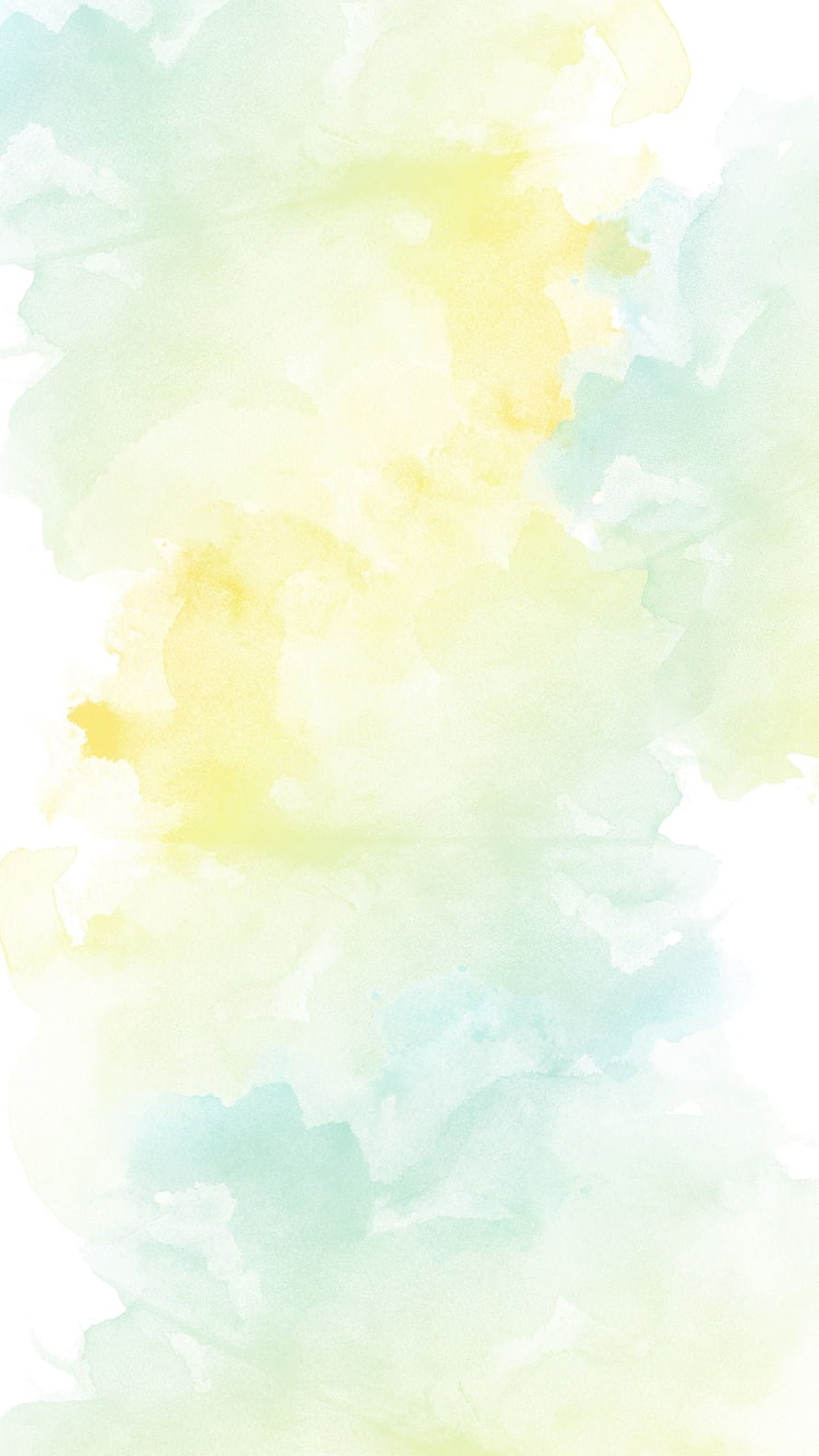 Soft Pastel Watercolor Background with Gentle Yellow and Mint Green Washes HD phone wallpaper