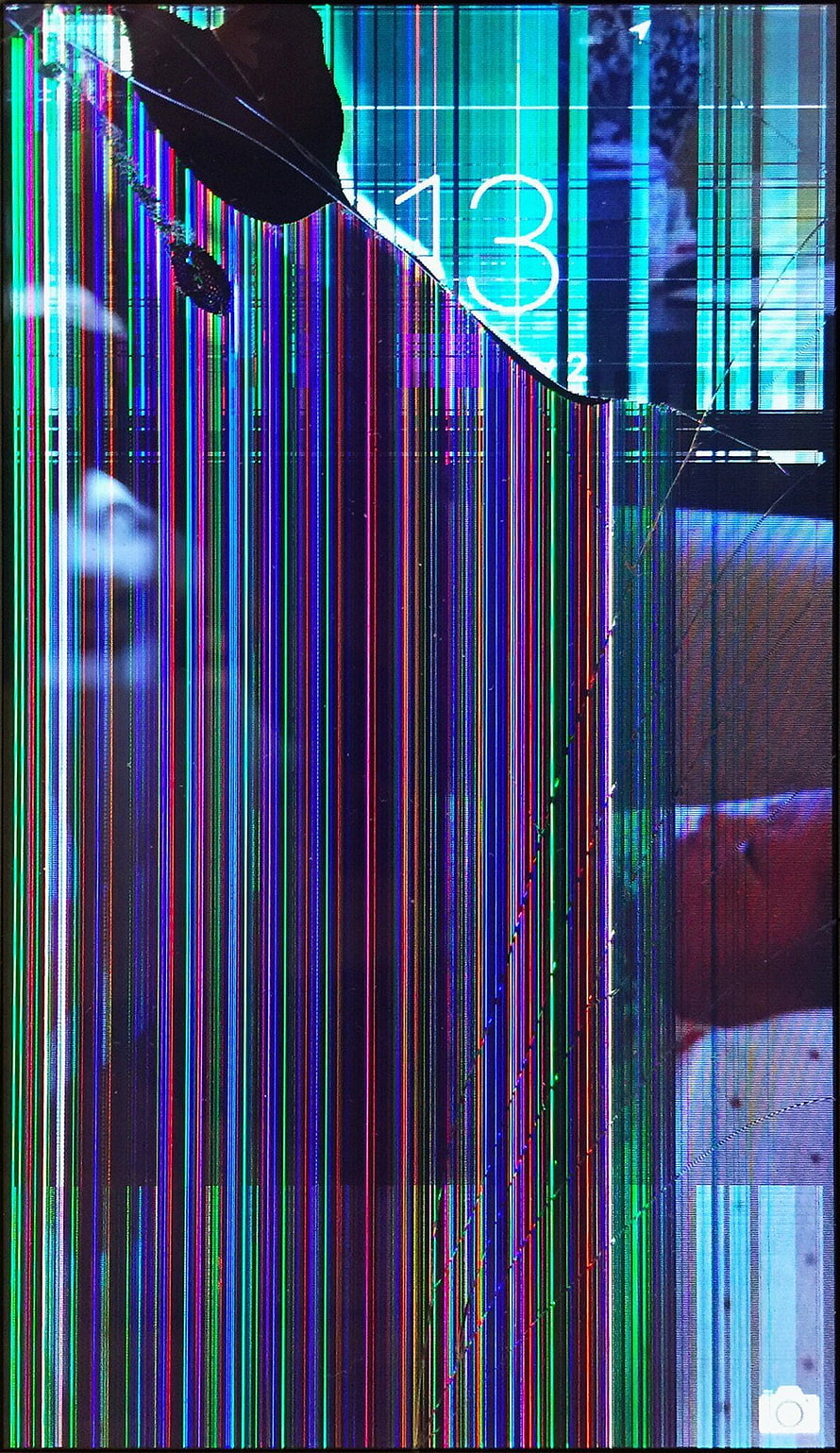 Vibrant Vertical Glitch Art with Digital Distortion and Colorful Pixel Stripes HD phone wallpaper
