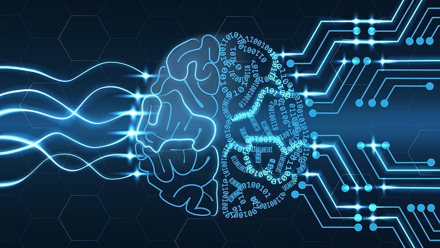 Glowing Neural Network and Circuit Board Concept Illustrating Artificial Intelligence and Machine Learning HD wallpaper