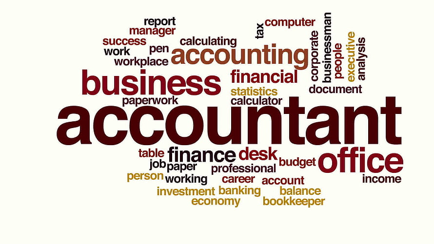 Accountant and Business Finance Word Cloud Concept HD wallpaper