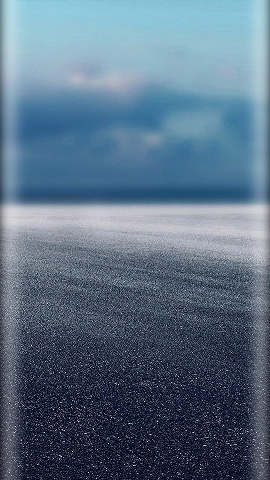 Serene Ocean Horizon with Soft Blue Sky and Calm Water Surface HD phone wallpaper