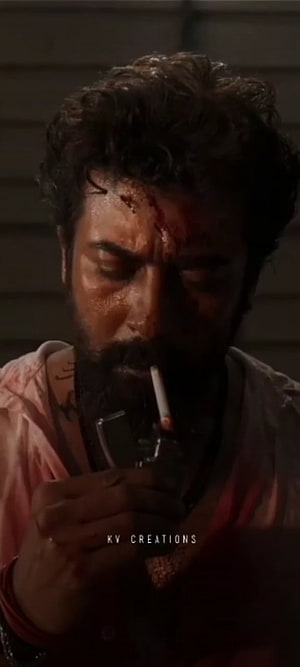 Vikram Character Lighting Cigarette in Dark Cinematic Scene HD phone wallpaper