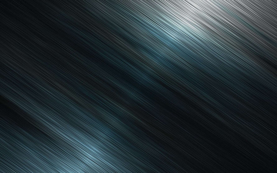 Dark Brushed Aluminum Texture with Diagonal Steel Grain and Subtle Blue Highlights HD wallpaper