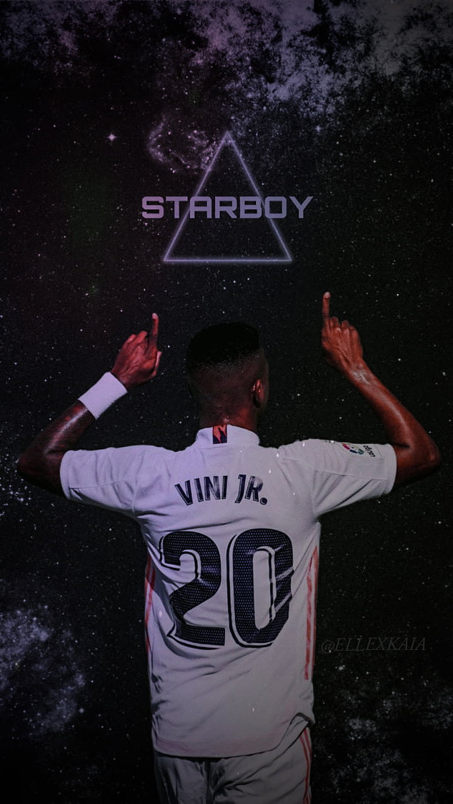Vinicius Junior Real Madrid Starboy Celebration Wallpaper HD phone wallpaper