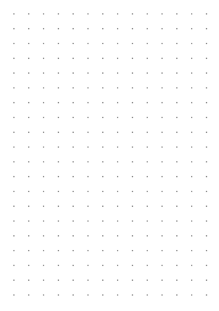 Minimalist Black Dot Grid Pattern on White Background for Bullet Journaling HD phone wallpaper