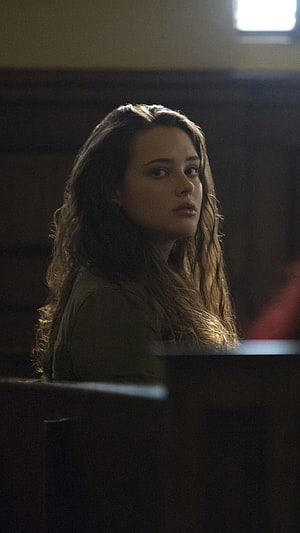 Katherine Langford as Hannah Baker in 13 Reasons Why Dramatic Portrait HD phone wallpaper