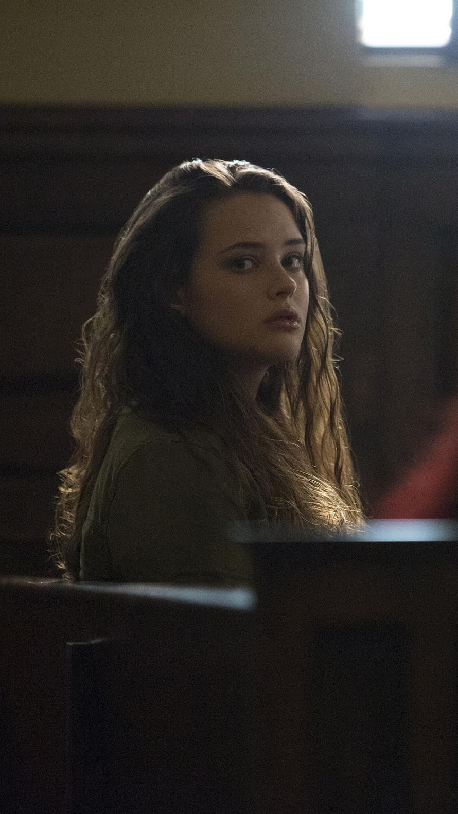 Katherine Langford as Hannah Baker in 13 Reasons Why Dramatic Portrait HD phone wallpaper