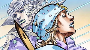 Gyro Zeppeli and Johnny Joestar in JoJo's Bizarre Adventure Steel Ball Run HD wallpaper