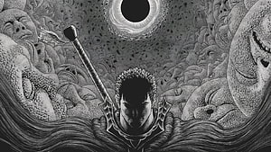 Berserk Guts Black Swordsman Amidst Faces and Eclipse, Berserk , Berserk Laptop HD wallpaper