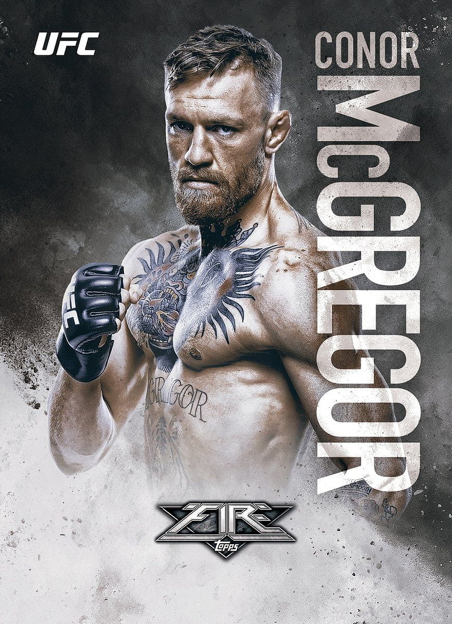 Conor McGregor UFC Fighter Portrait with Chest Tattoos and Gloves HD phone wallpaper