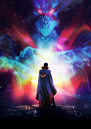 Tengen Toppa Gurren Lagann Cosmic Confrontation Artwork HD phone wallpaper