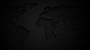 Dark Carbon Fiber World Map with Hexagonal Pattern and Diagonal Texture HD wallpaper