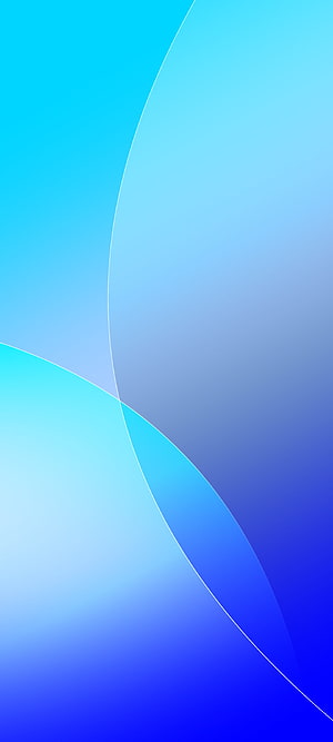 Minimalist Blue Gradient Abstract Wallpaper with Soft Curved Geometric Shapes HD phone wallpaper