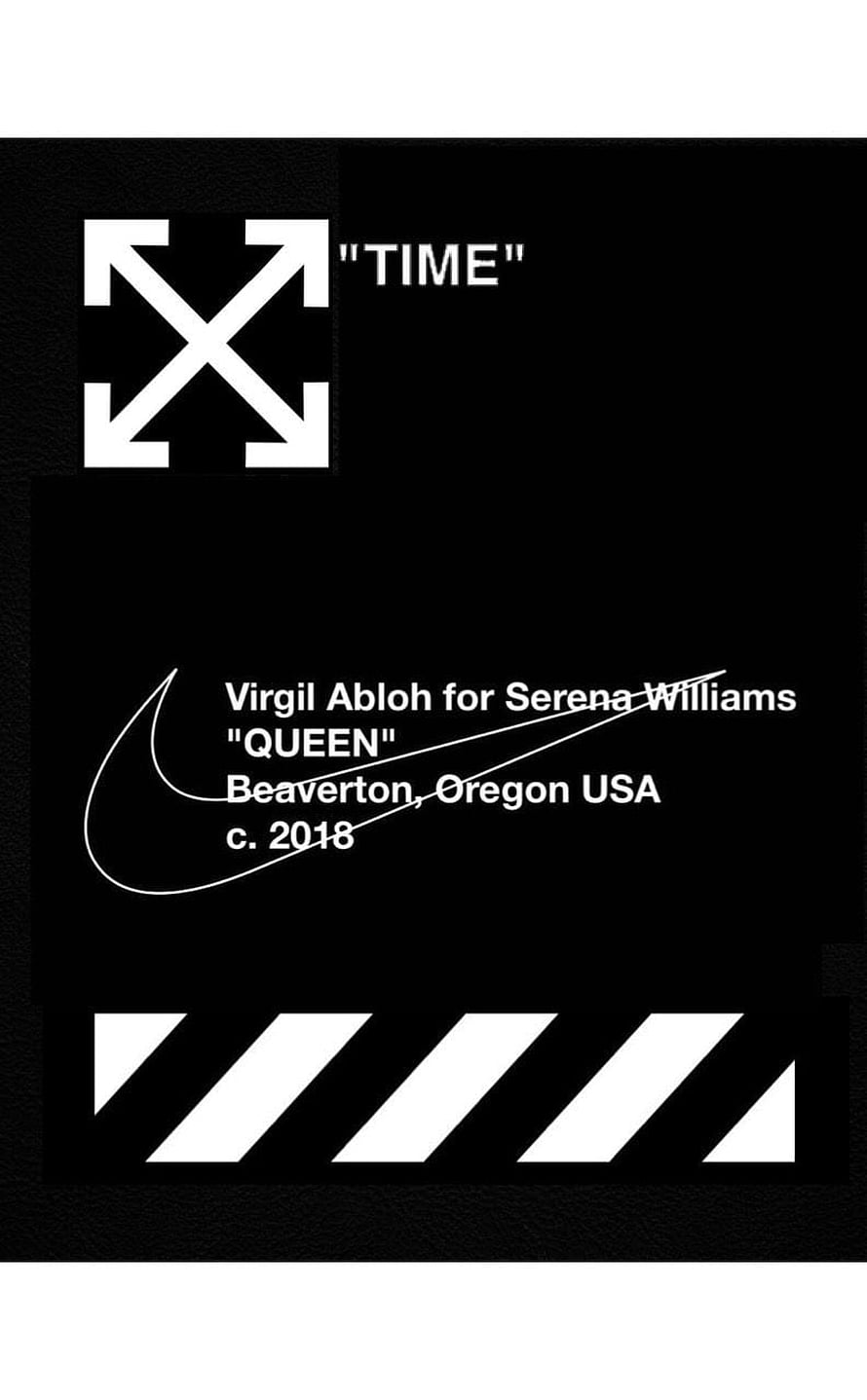 Off White Nike Virgil Abloh Black Minimalist Graphic Design Wallpaper HD phone wallpaper