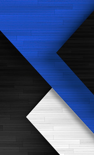 Geometric Abstract Wood Plank Pattern in Blue Black and White Tones HD phone wallpaper