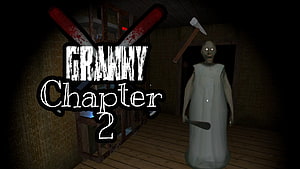Granny Chapter 2 Horror Game Screenshot Featuring Creepy Character in Dark Room HD wallpaper
